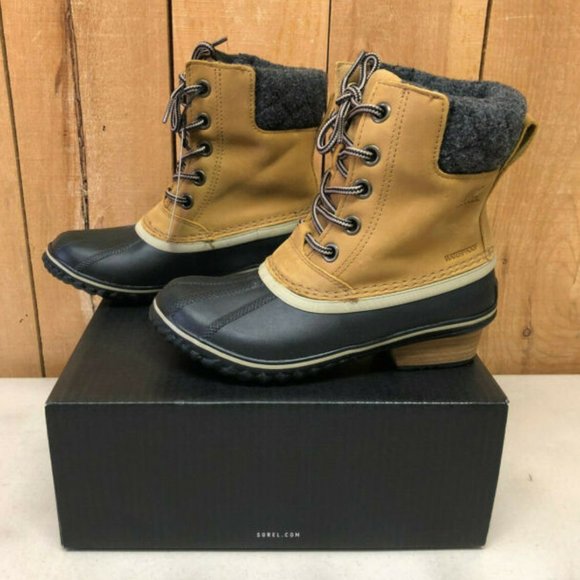 NWOT Sorel Slimpack II Lace Winter Boots in Elk - Picture 9 of 9